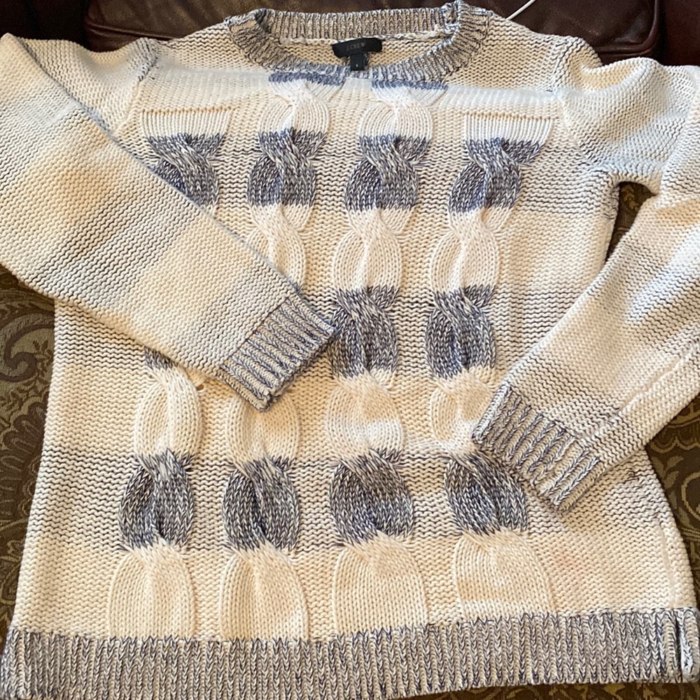 Jcrew cable fisherman’s sweater small